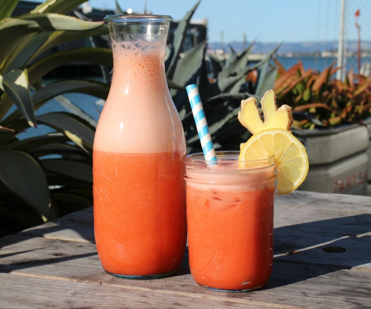 Strawberry Ginger Lemonade