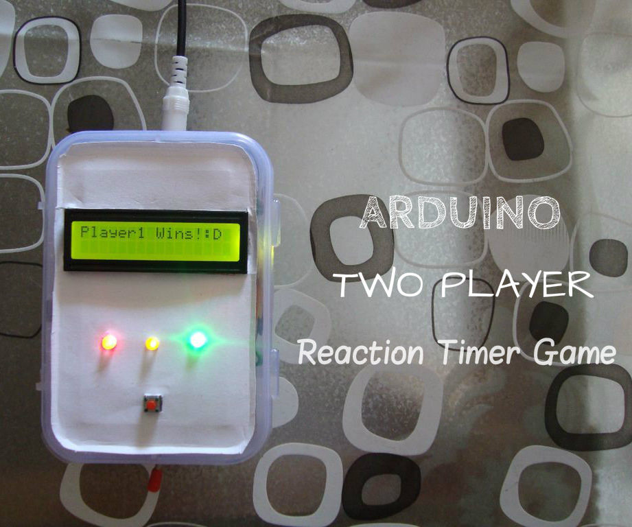 Arduino Two Player Reaction Timer Game