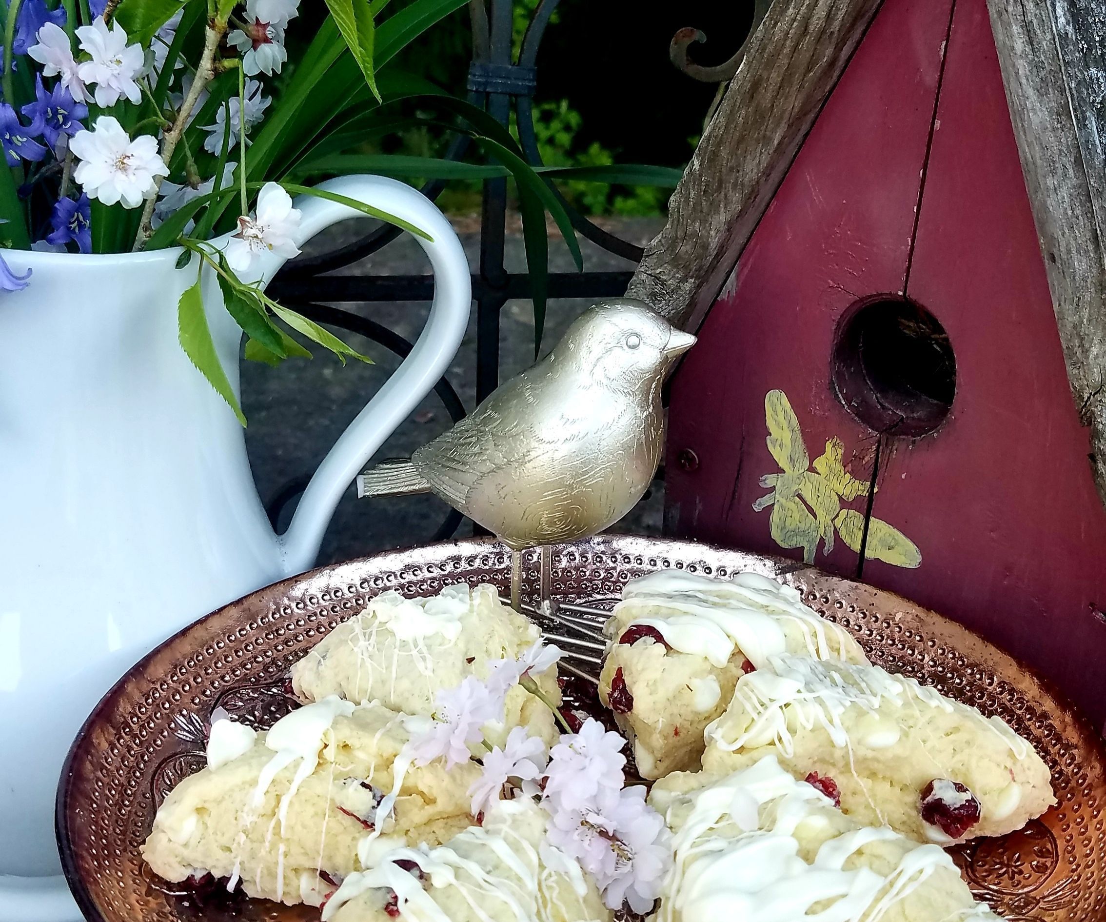 White Chocolate & Cranberry Scones