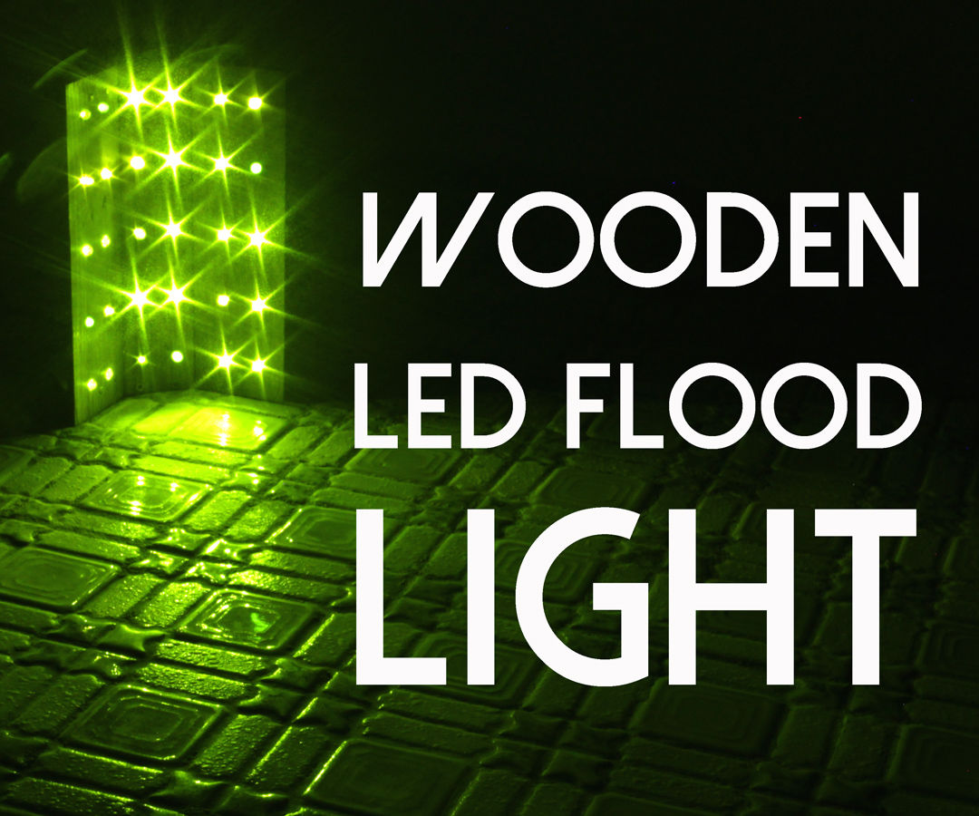 WOODEN LED FLOOD LIGHT