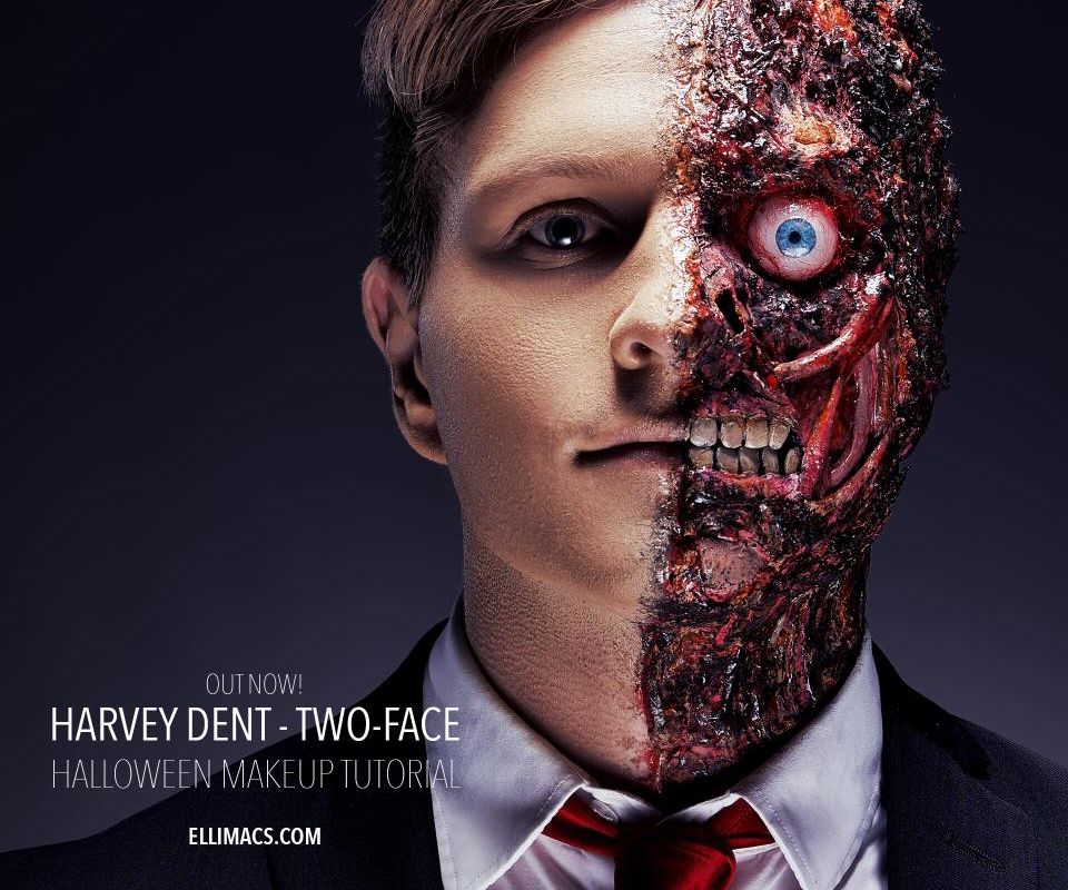 Harvey Dent - Two Face - SFX Makeup Tutorial