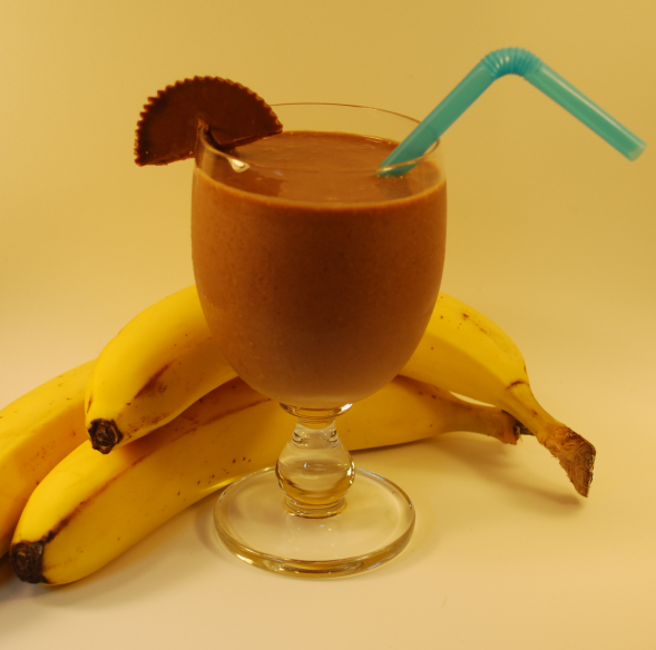 Chocolate Peanut Butter Banana Smoothie