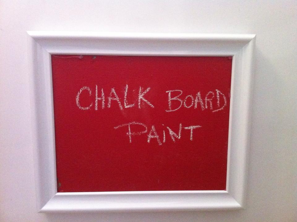 Chalk Board Paint How-to