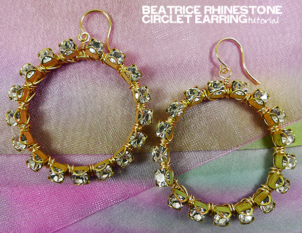 Beatrice Rhinestone Circlet Earring