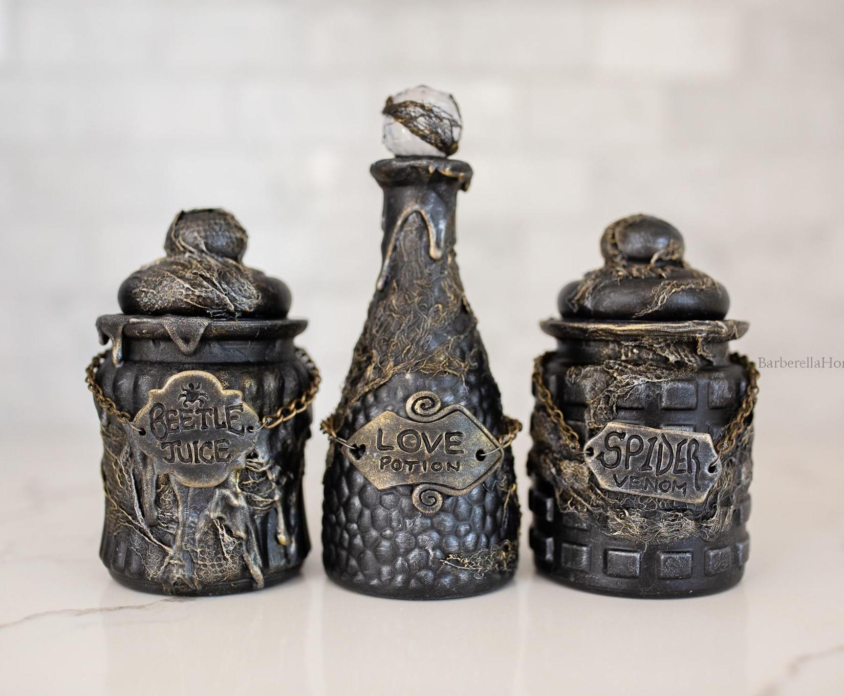DIY Potion Bottles 