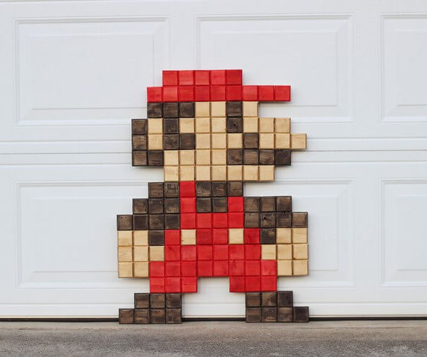 How to Make a Giant Pixel Mario