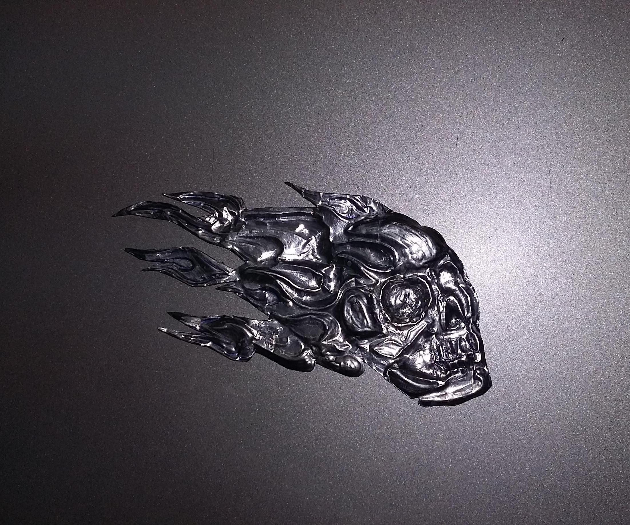 Embossed Skull