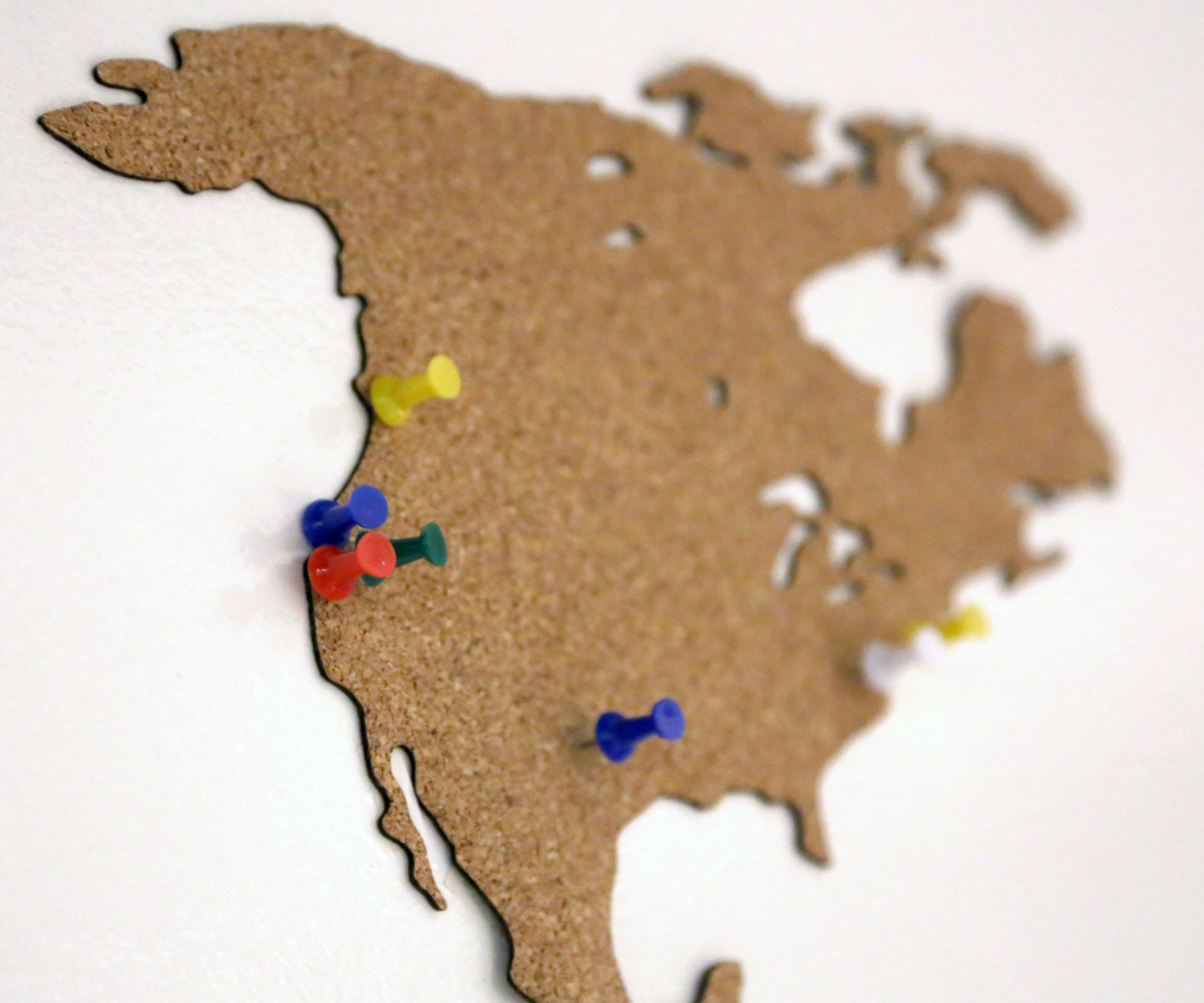 Corkmap - Lasercutting Cork