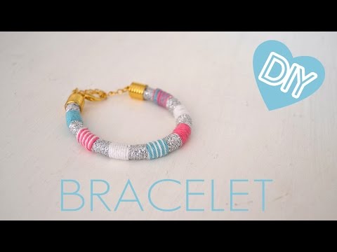 &amp;hearts; DIY Friendship Bracelet  | quick &amp;amp; easy | how to | tutorial