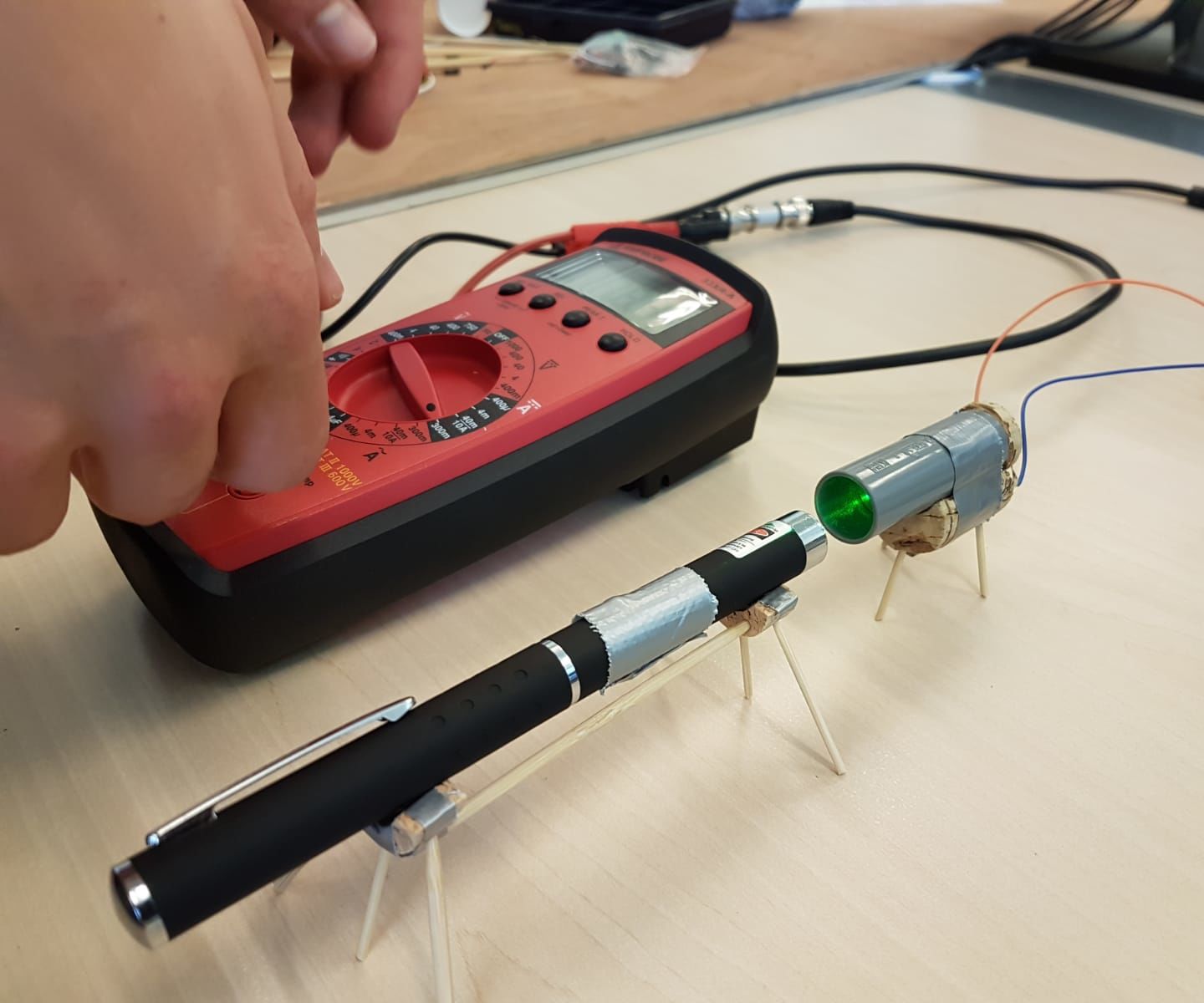 Demonstrating Photo-electric Effect 