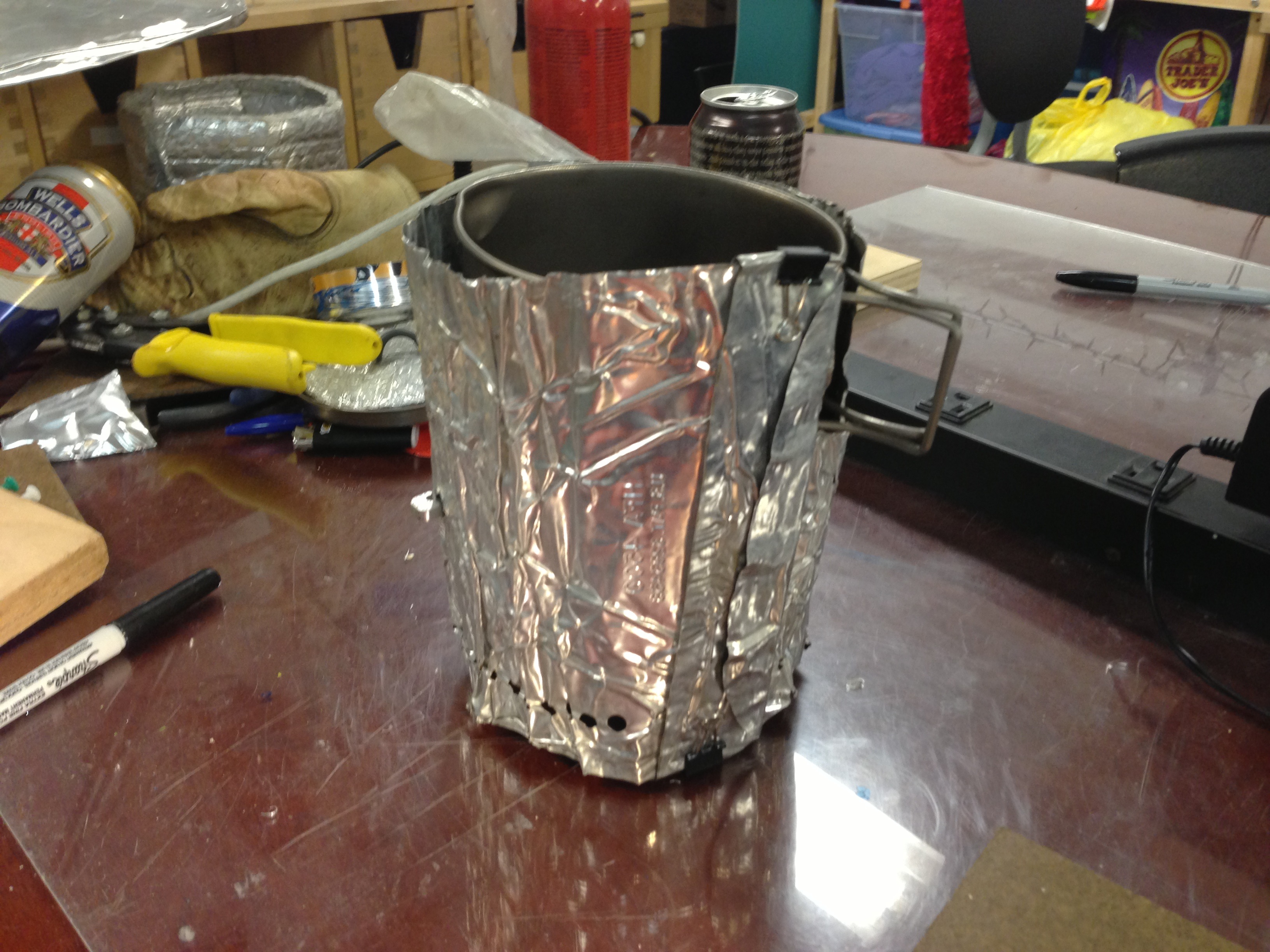 Windscreen for Beverage Can Camp Stove