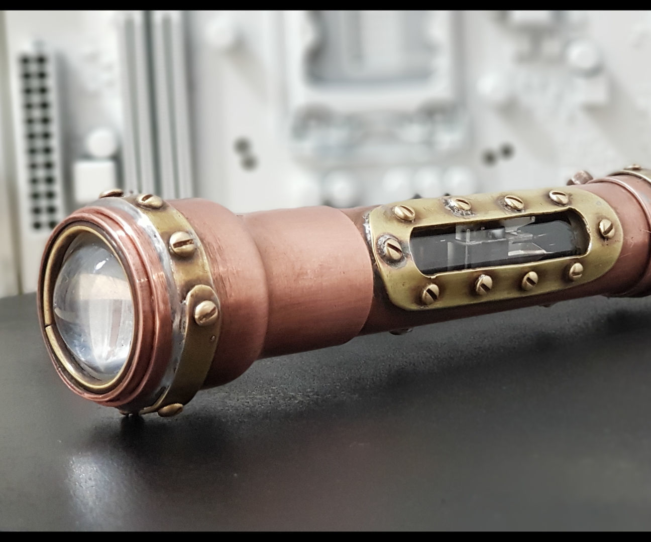 Steampunk Flashlight How to Make