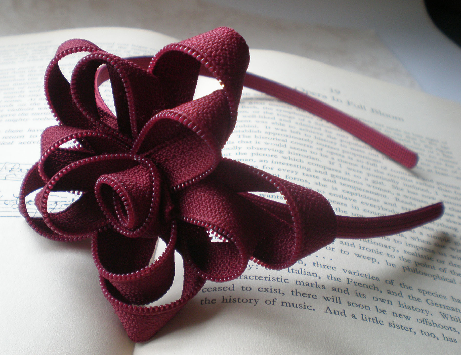 Zipper Flower Tutorial