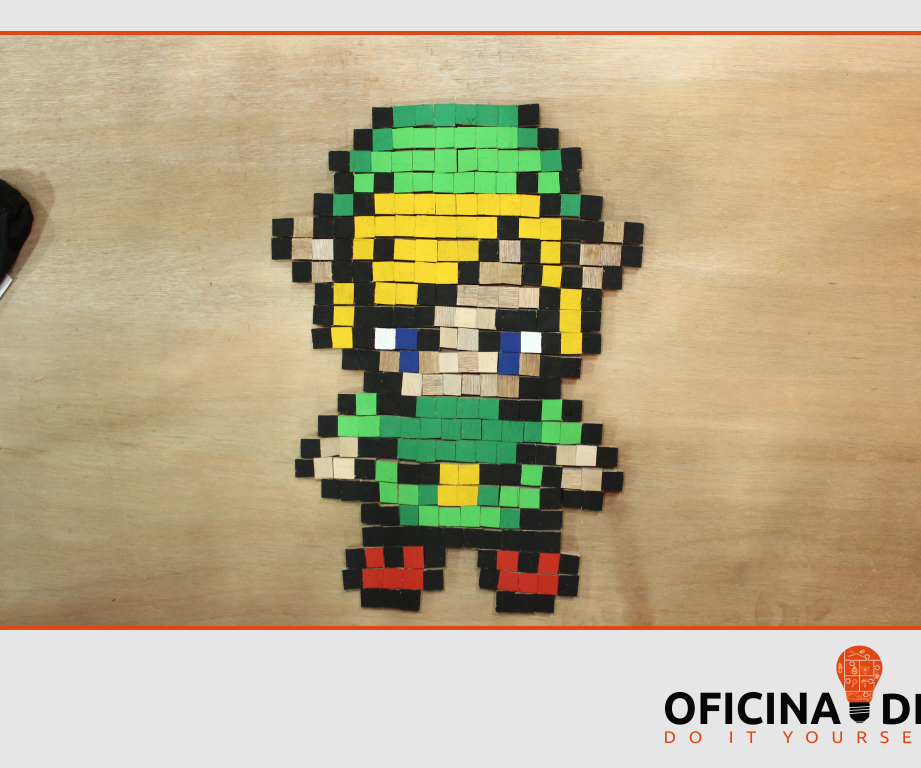 Pixel Art  of Link  the Legend  of Zelda