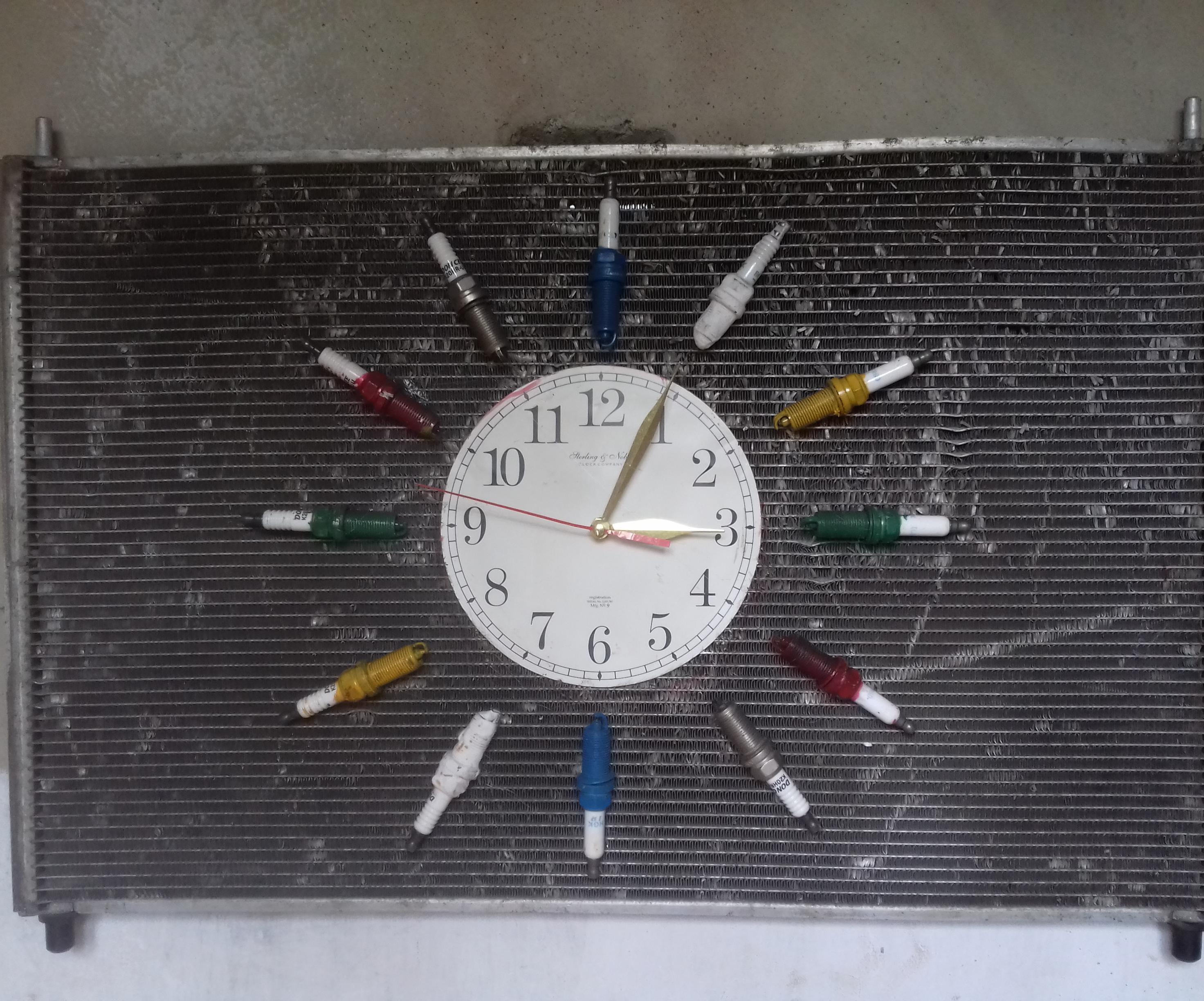 (DIY) Ac Condenser Conversion to Wallclock