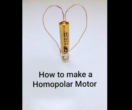 How to Make DIY Easy Homopolar Motar in Just 3 Steps