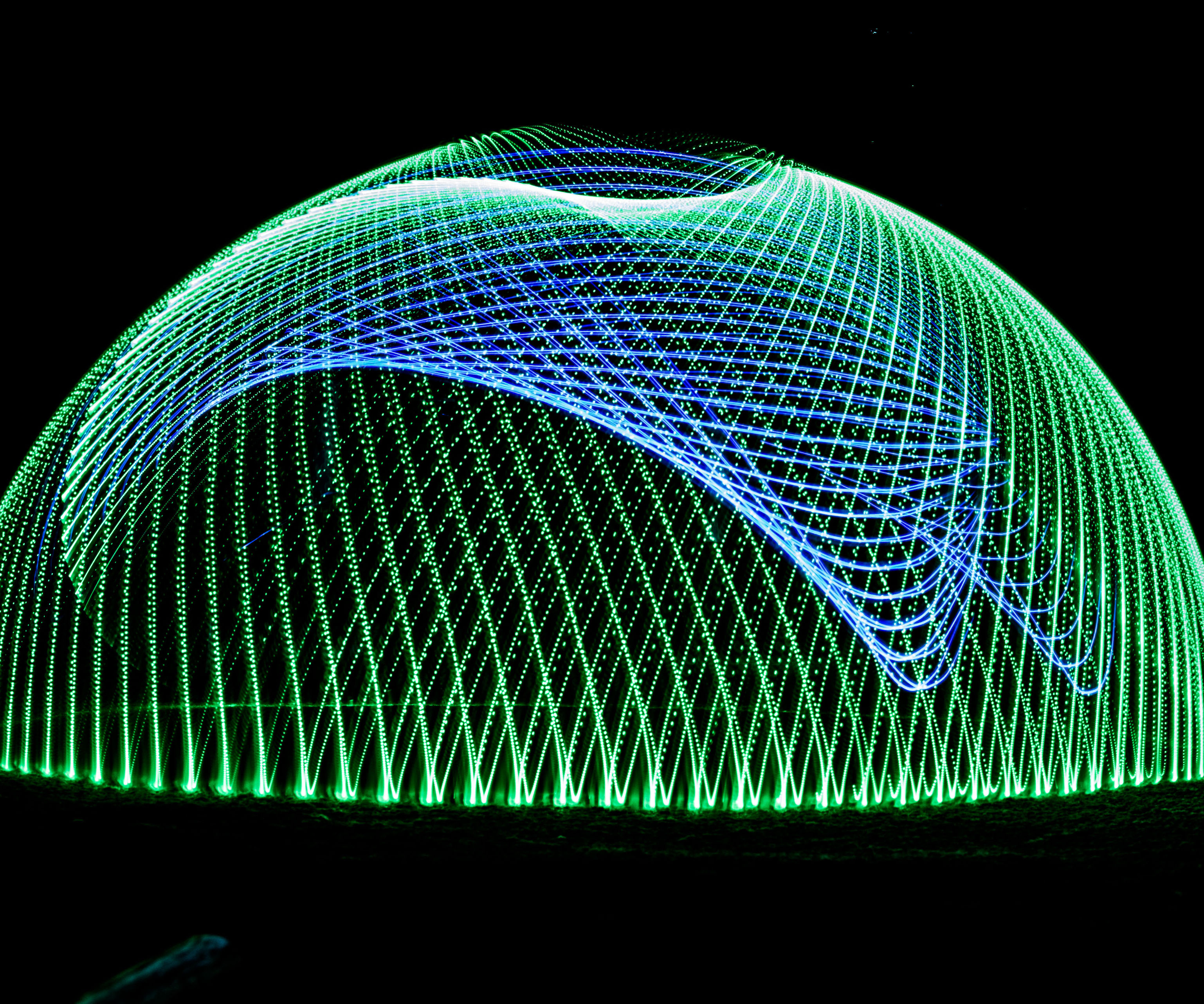 LED RGB Light Painting Light Spinner