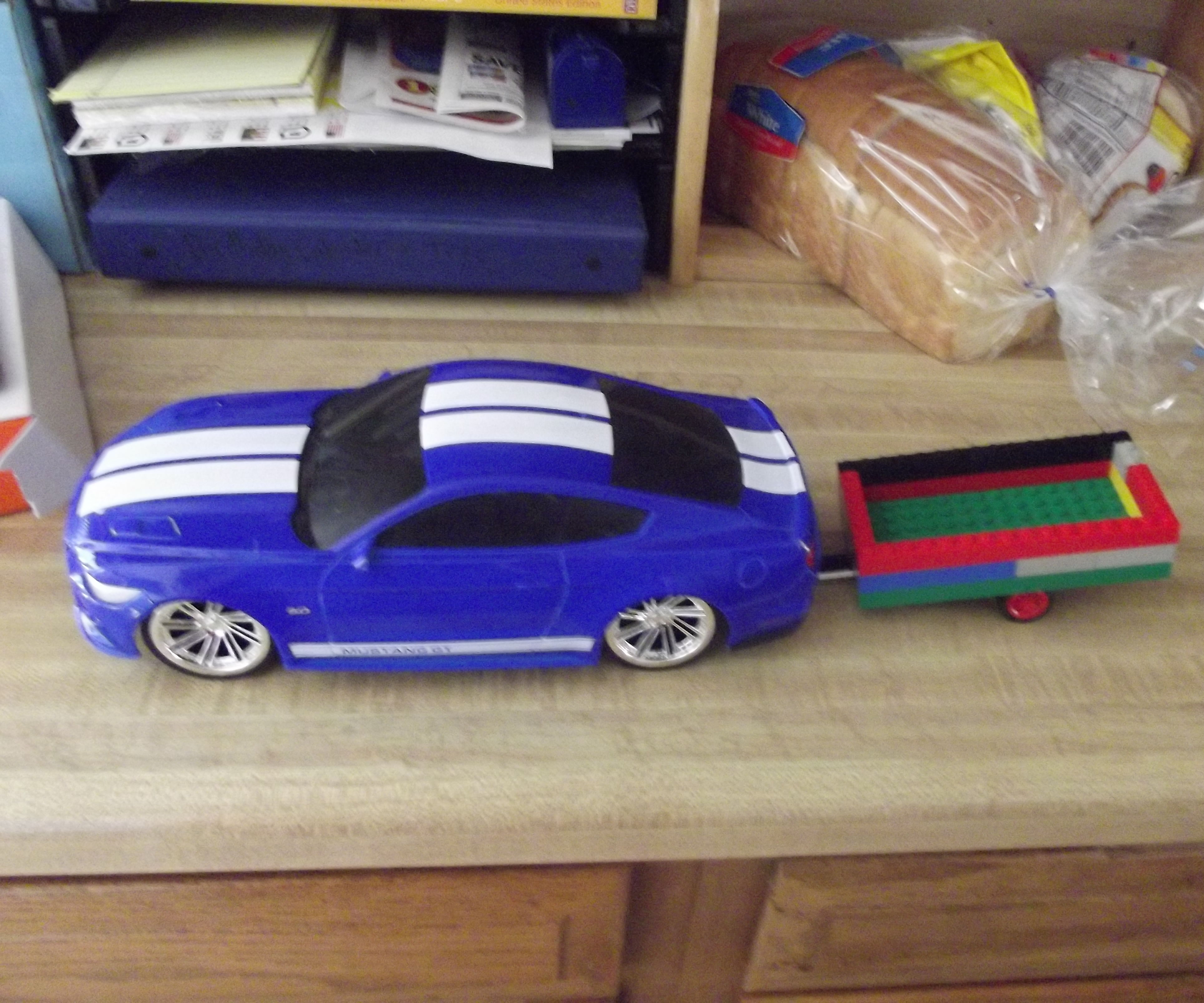 Lego RC car trailer