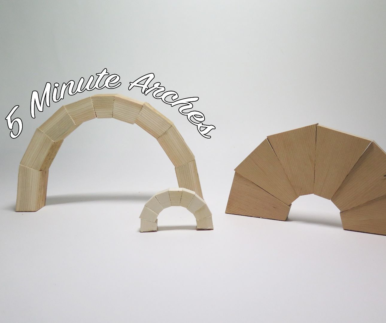 Wood Arch Blocks in 5 Minutes! 