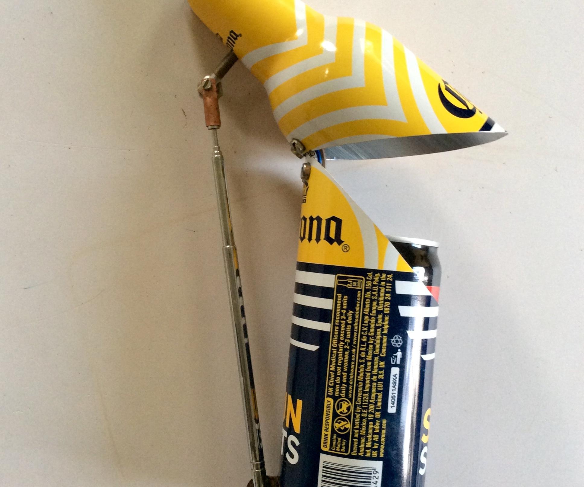 A Bottle Lamp.