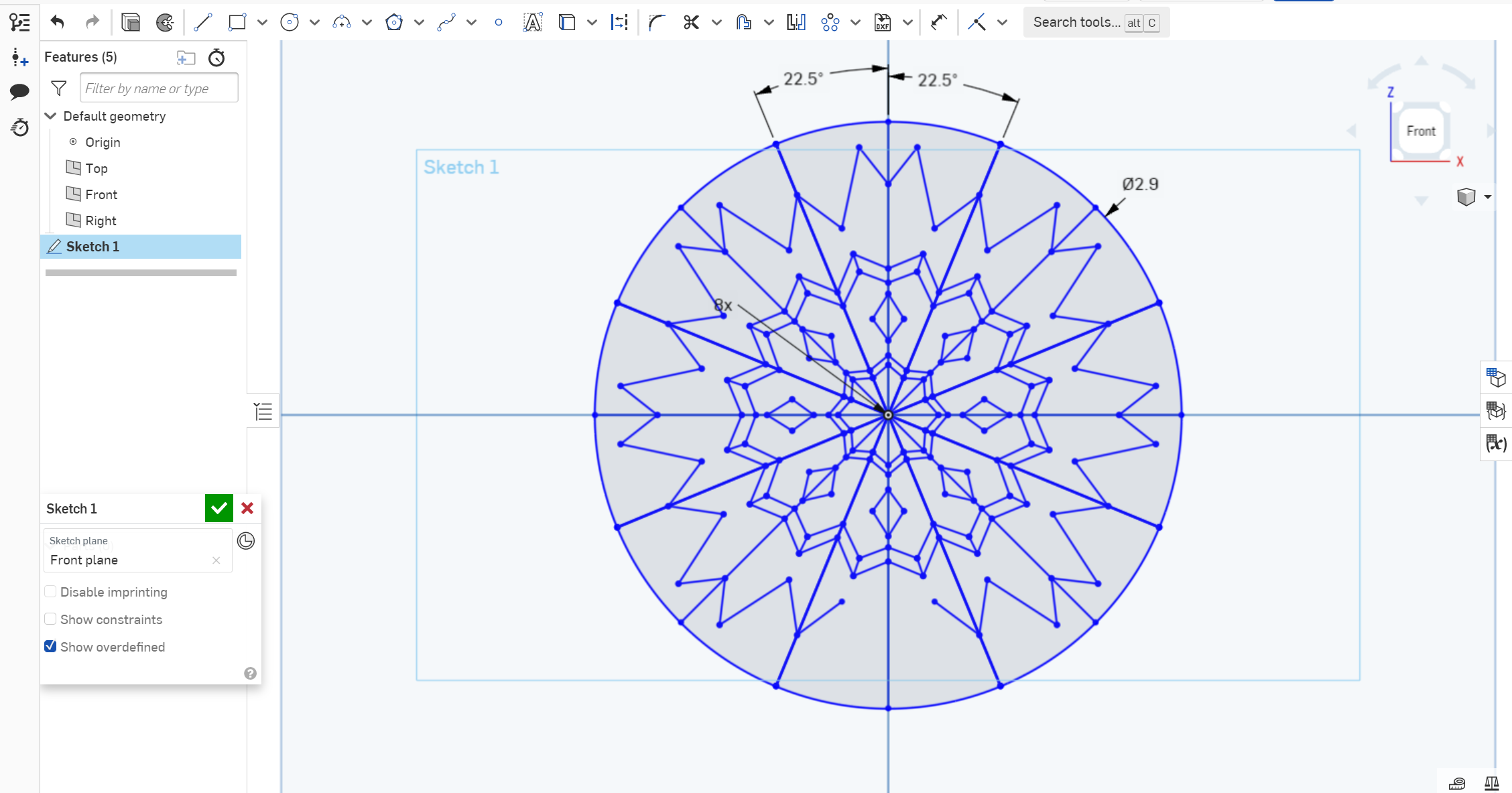 2FloresAngel3dPrintedSnowflakeTrophy - step 2 _ Part Studio 1 - Google Chrome 12_5_2022 5_30_24 PM.png