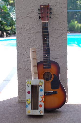 Make a Rainy Day Tissue Box Guitar! - Great for Kids