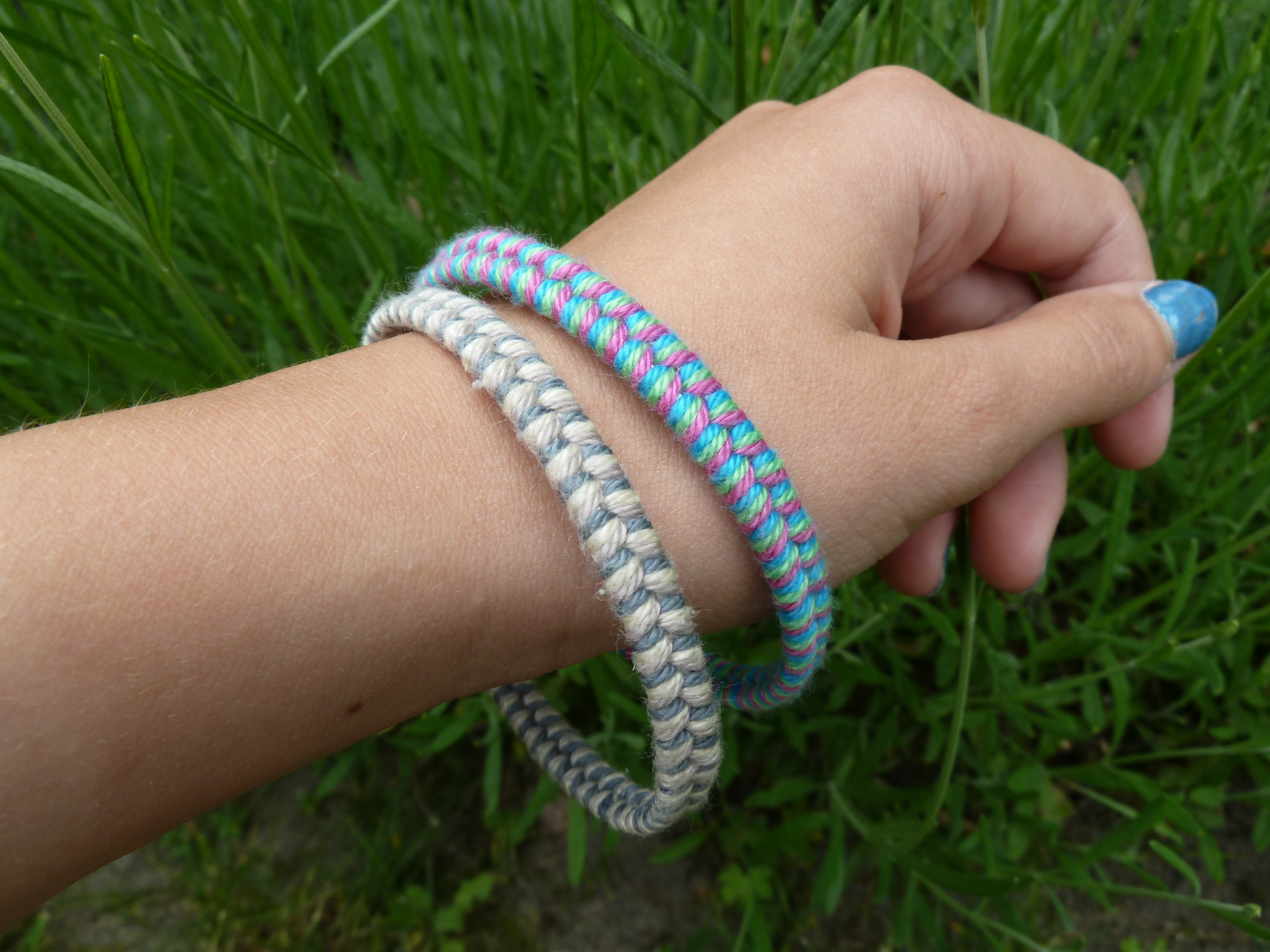 Woven Yarn Bangles