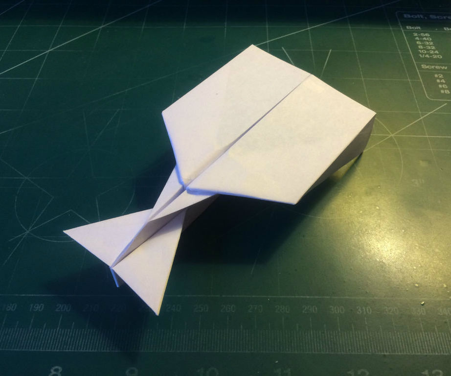 How to Make the UltraDagger Paper Airplane