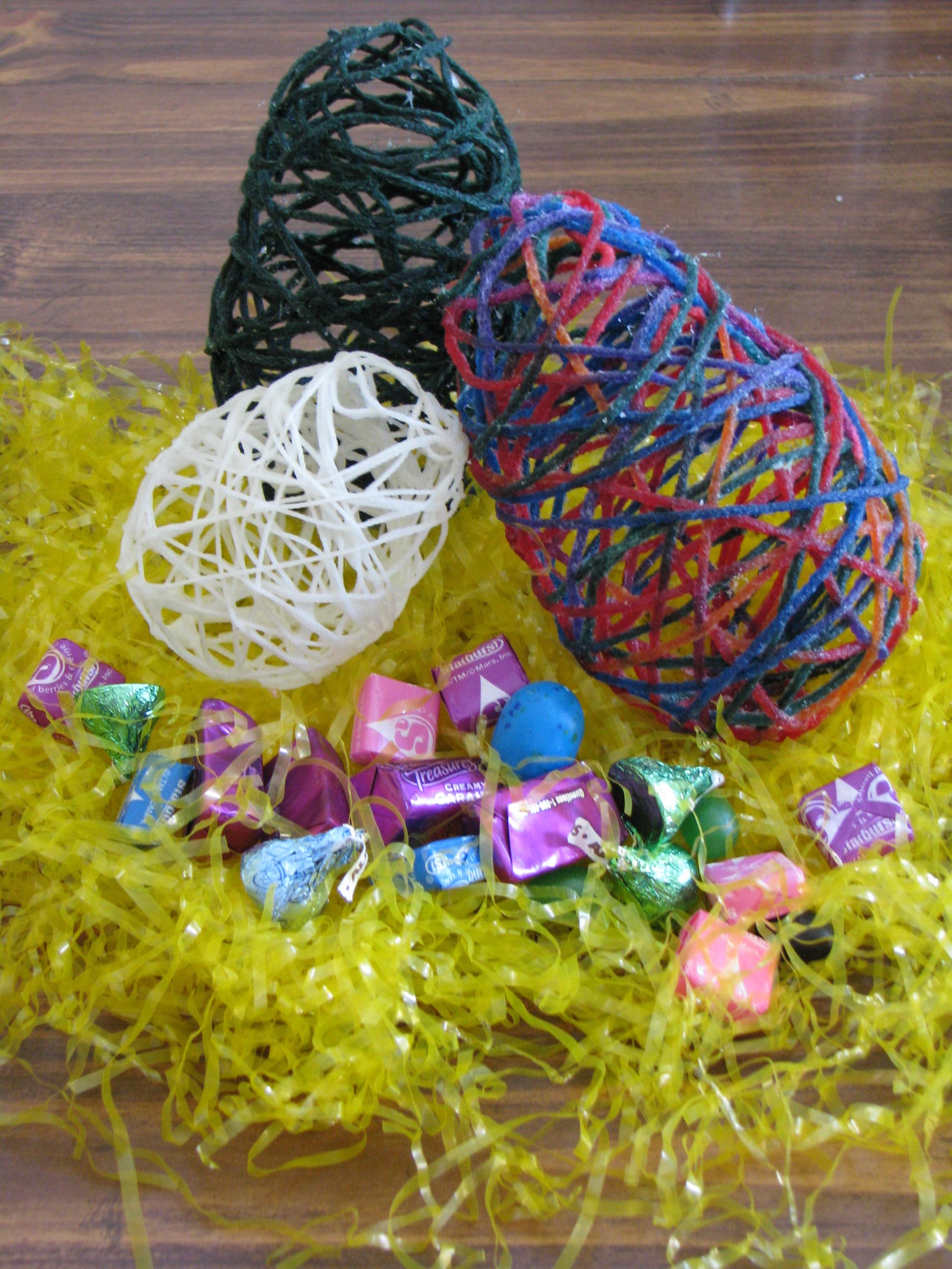 Yarn Easter Eggs