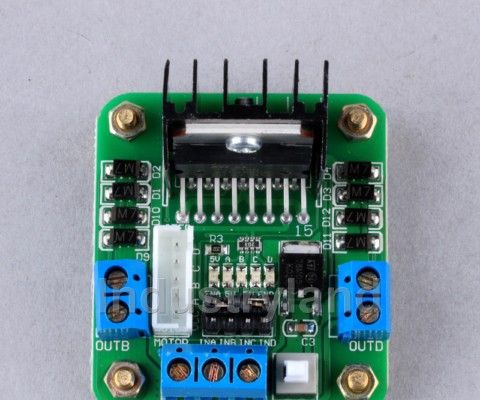 Arduino + L298 Motor Driver Integrated