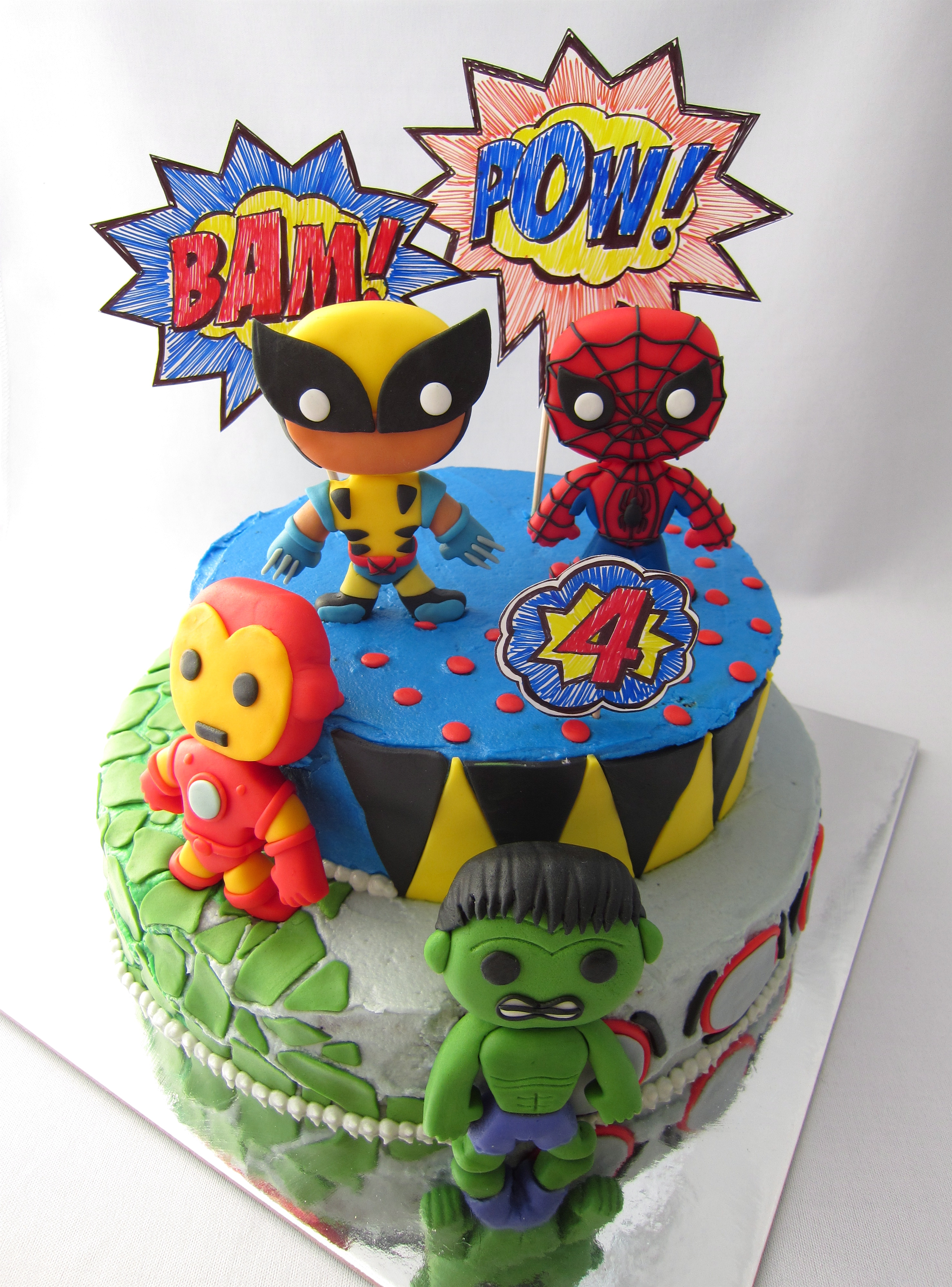 Fondant Marvel Superheroes