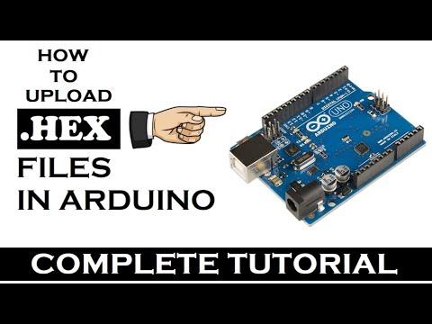 How to upload HEX files into Arduino || How to generate HEX files || How to upload and make HEX file