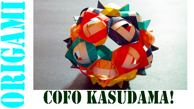 How to Make an Origami Christmas Decorative Ornament - COFO Kusudama!