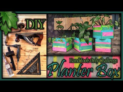 DIY Planter Box from Pallet Wood★How to Build a Planter Box from Pallet Palings★Making a Planter Box