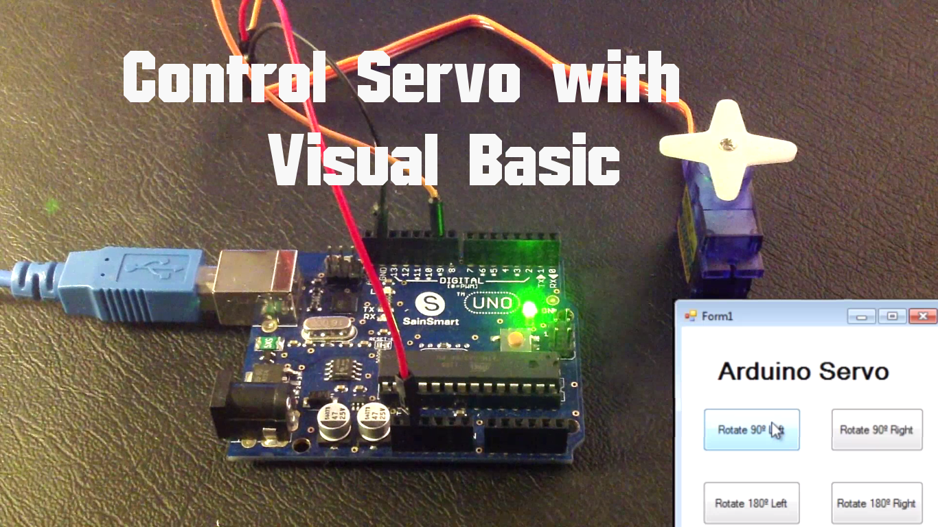 Arduino - Control Servo With Visual Basic