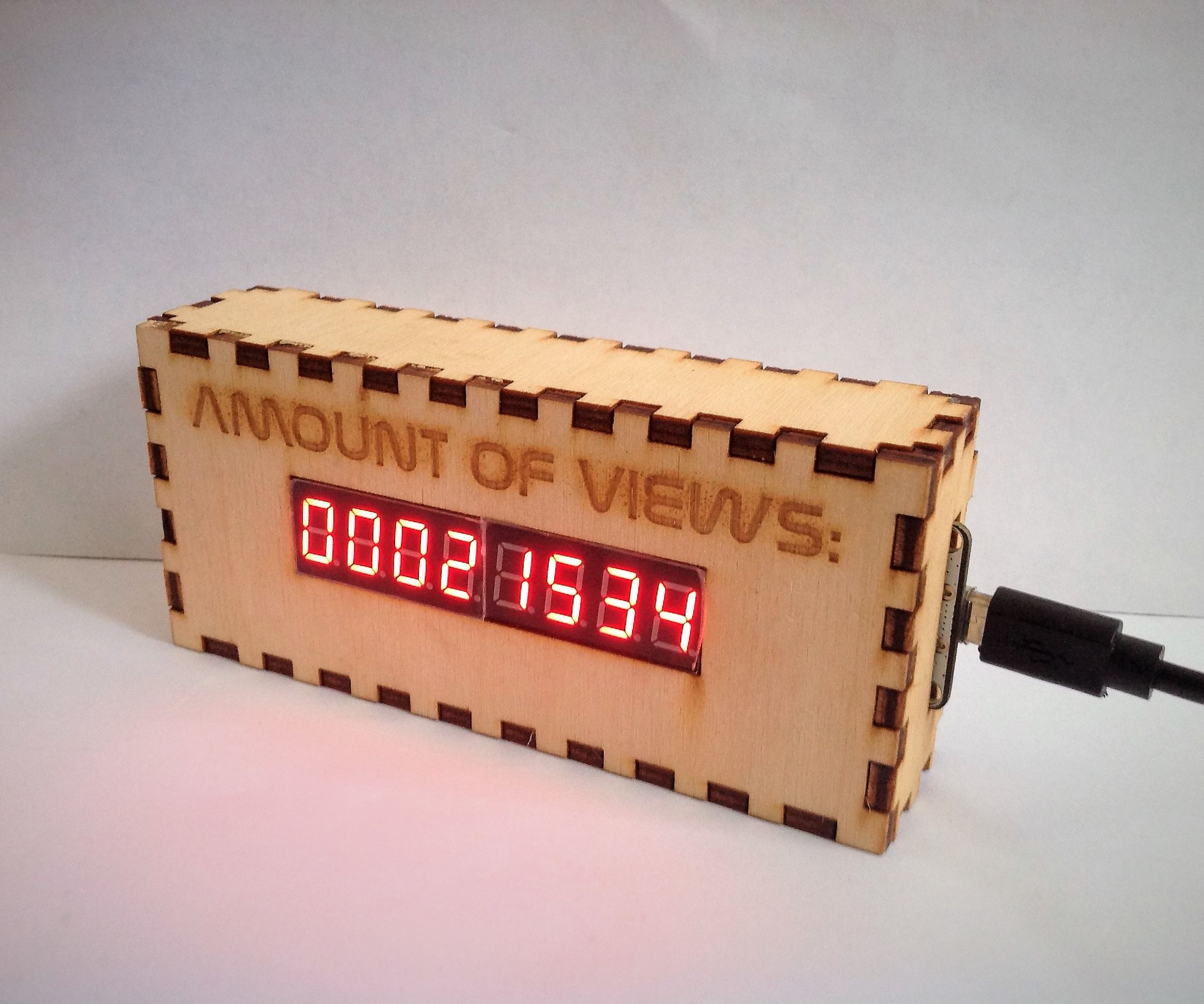 ESP-8266 Live Instructable View Counter