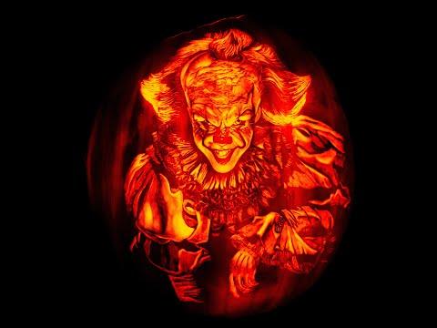 &quot;Pennywise... the dancing clown!&quot; A time lapse of my 2020 pumpkin carving.