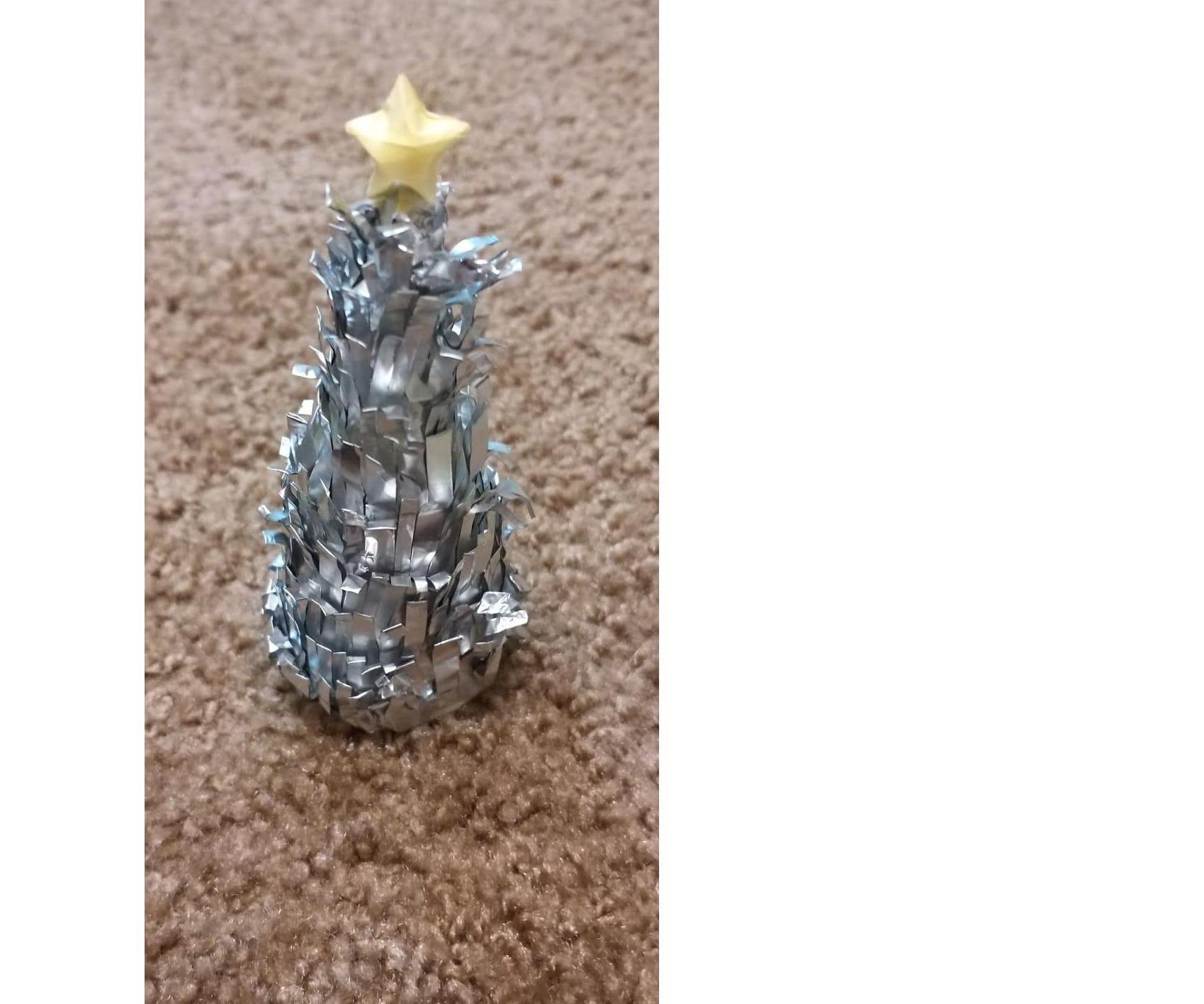 Aluminum Foil Christmas Tree