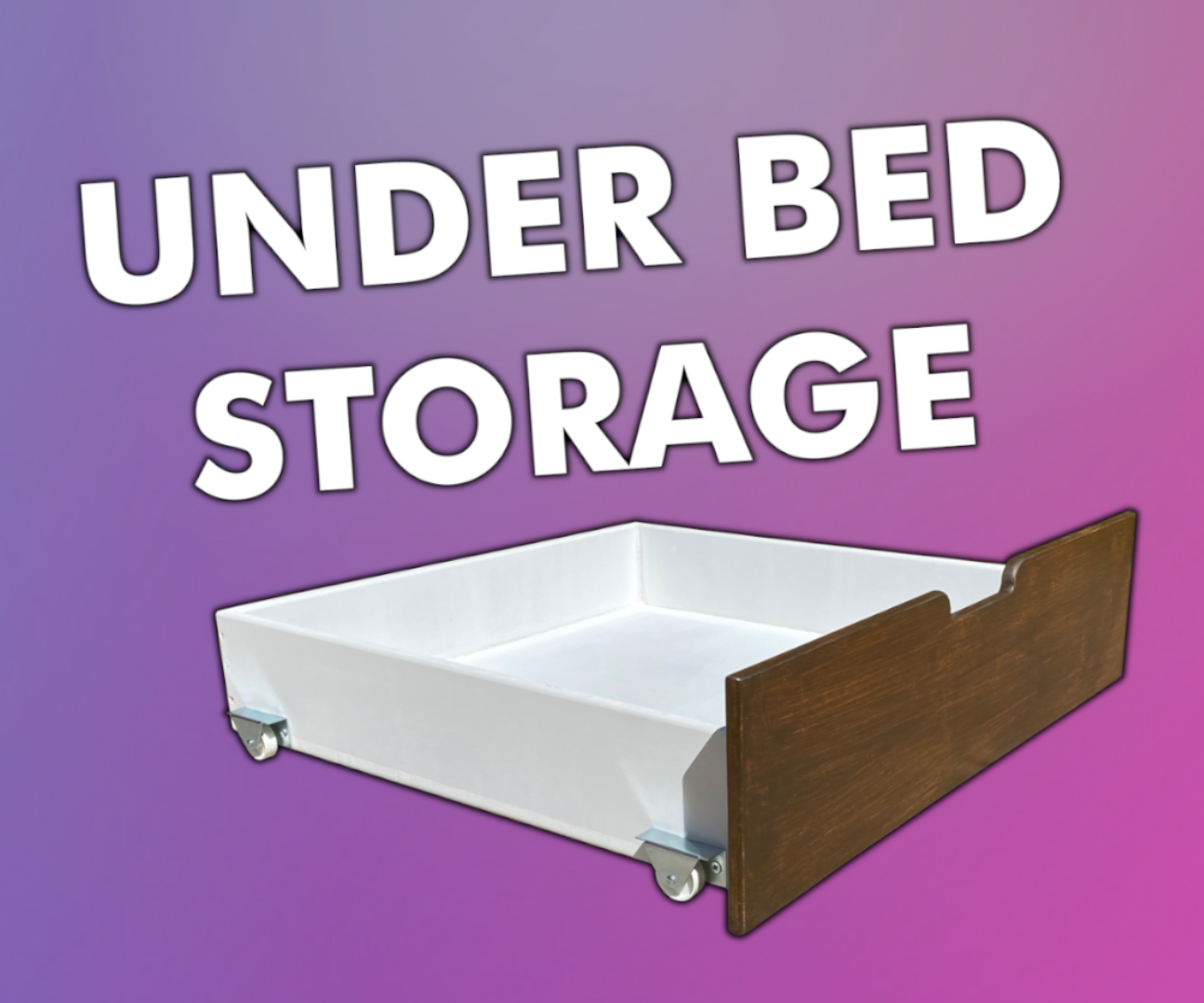 How to Make Under Bed Drawers - the Average Joe Way!