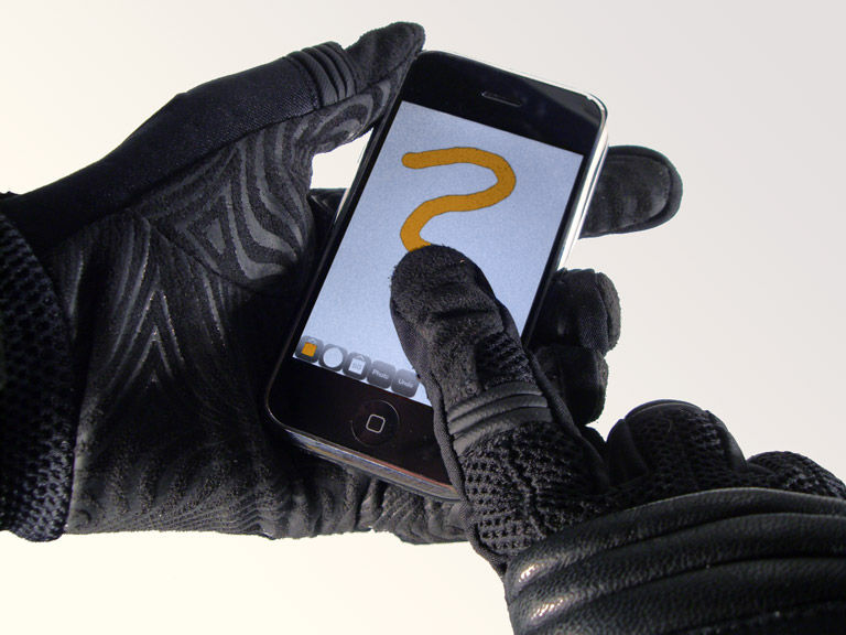 Making a Glove Work With a Touch Screen