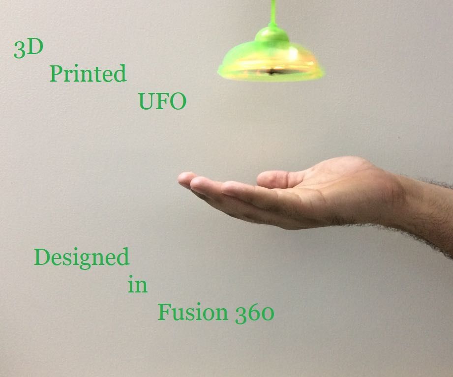 3D PRINTED UFO 