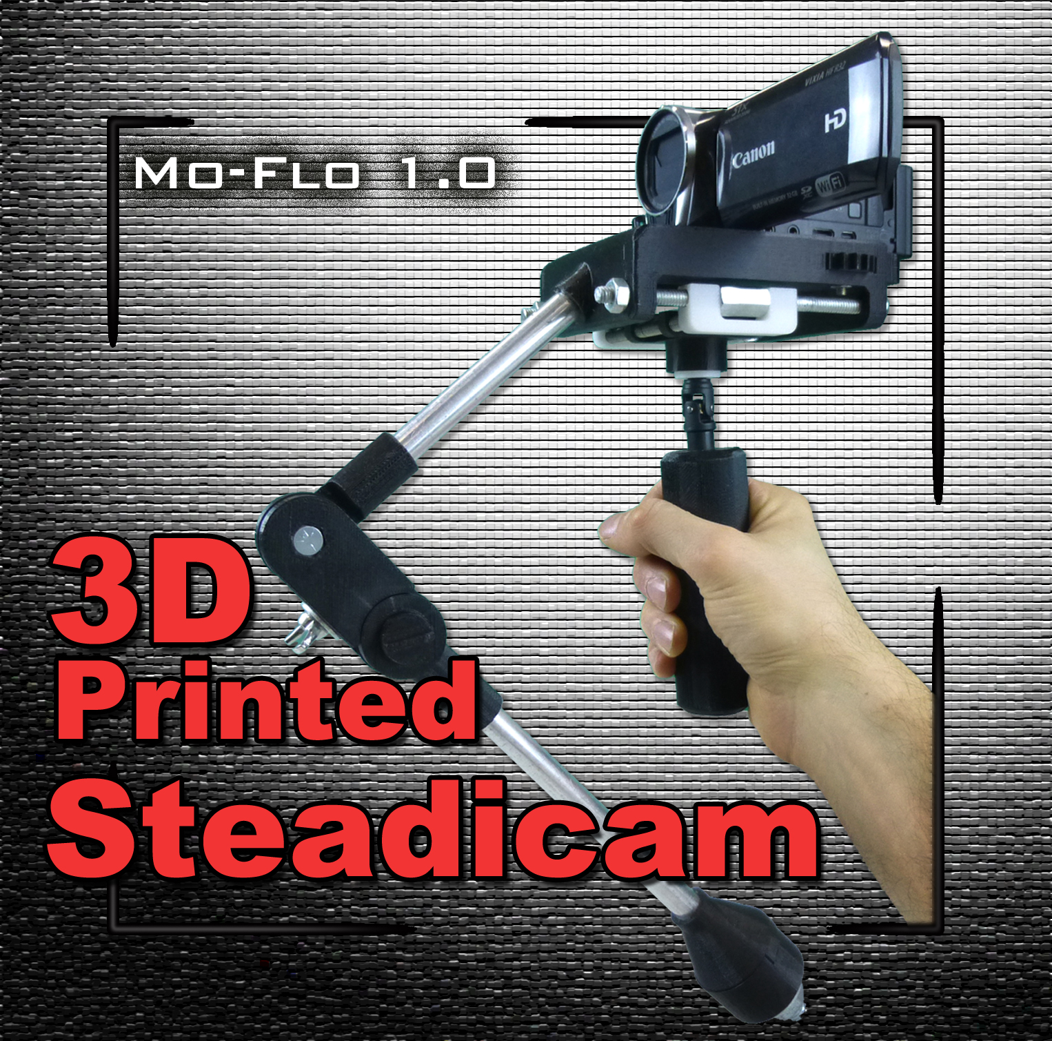 3d Printed Merlin Style Steadicam: MO-FLO 1.0