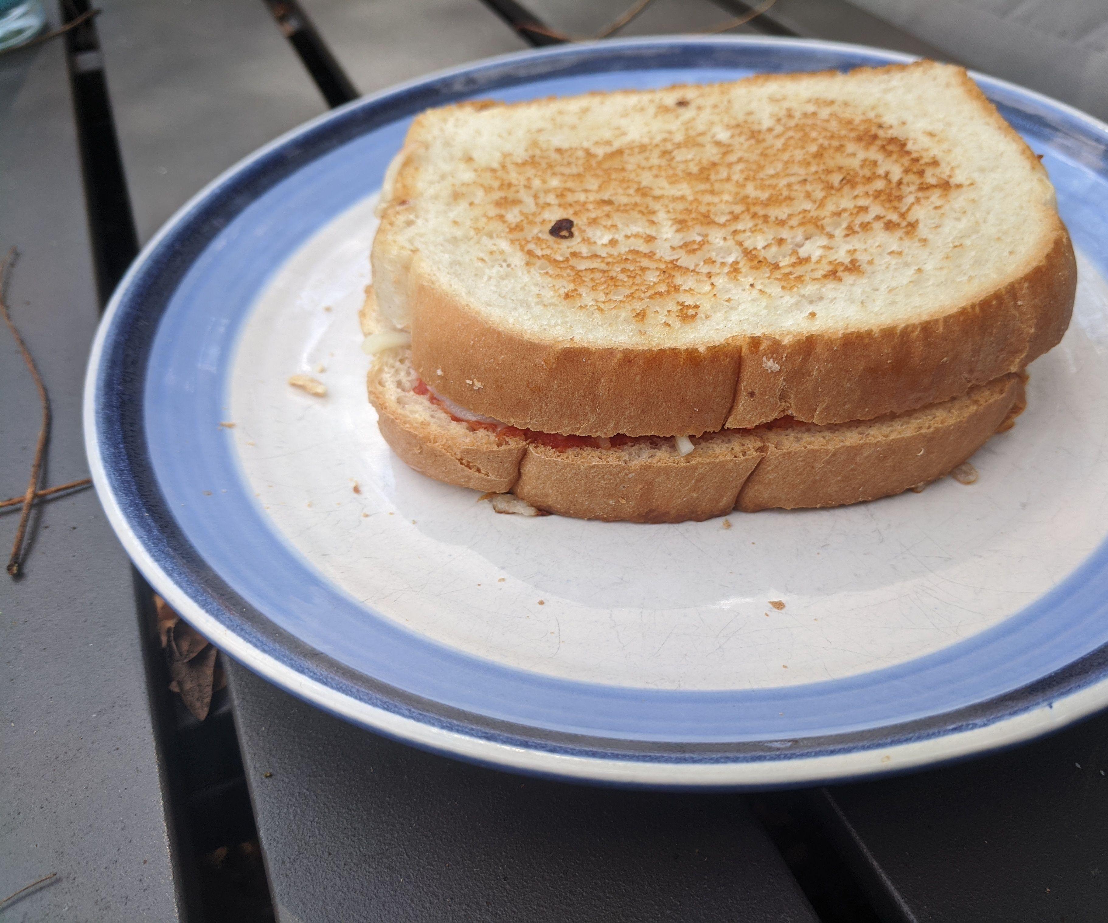 Grilled Pizza Sandwich