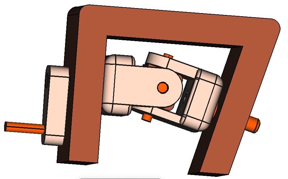 Wood U-joint Fidget