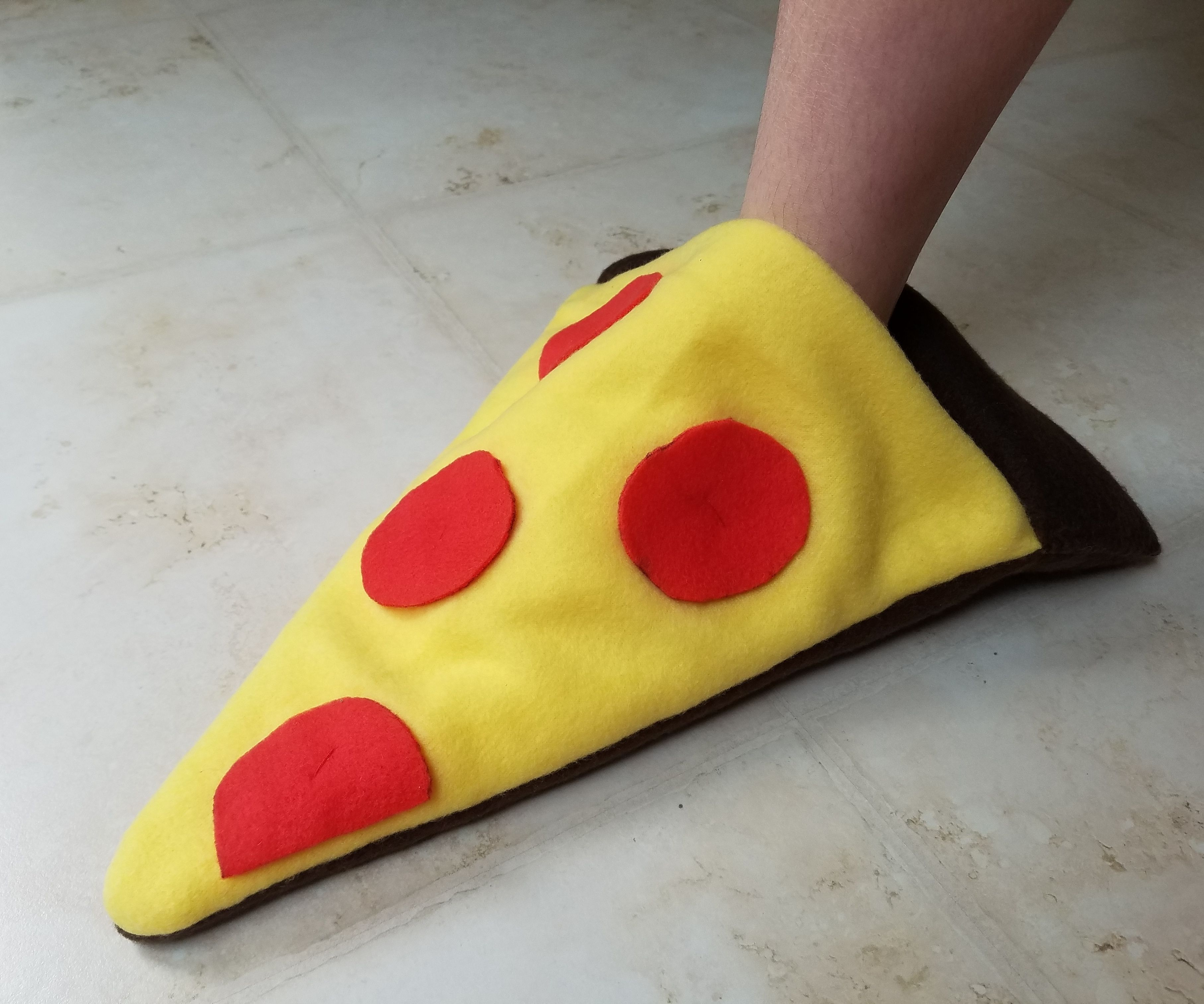 Easy Pizza Slippers