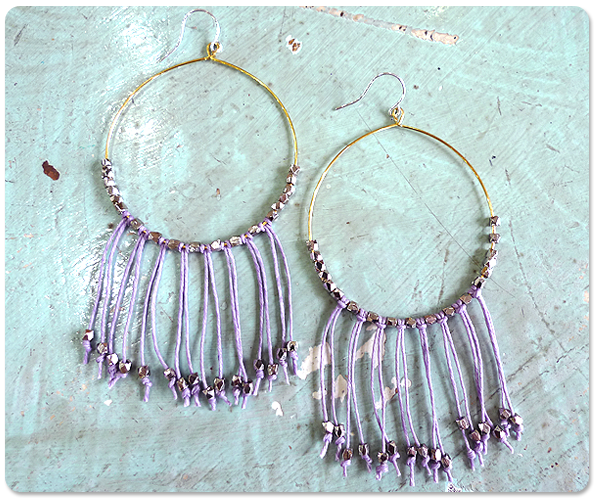 Tulum Beach Fringe Earring