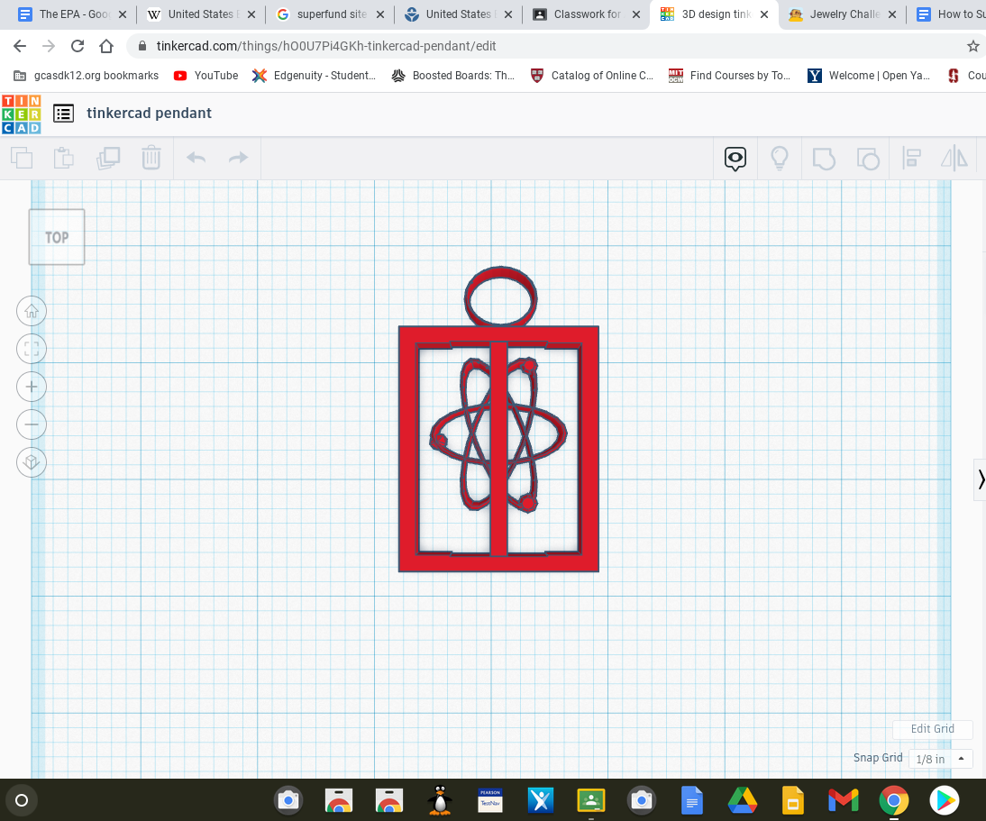 Physics Pendant