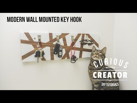 #7 Modern Painted Wood Key Hanger