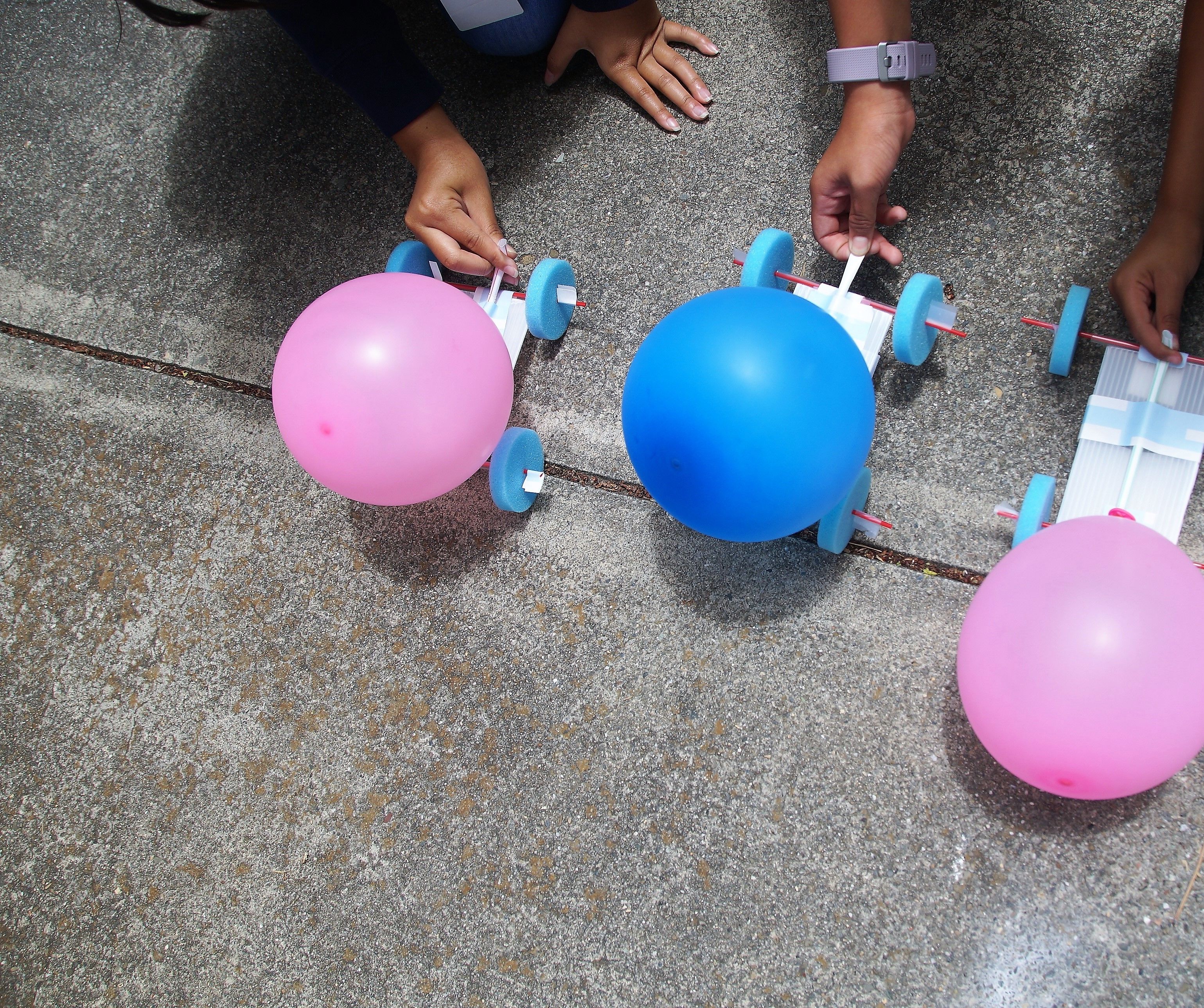 Balloon Rocket Cars