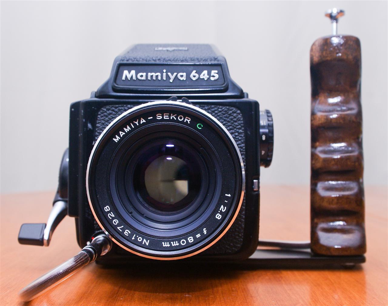 Shutter Grip for Your Medium Format Camera